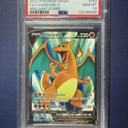 Charizard V #153/172 GEM MT 10