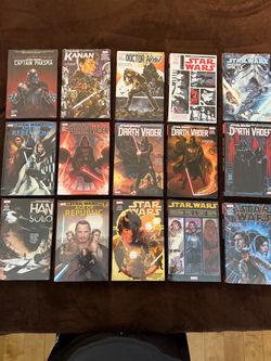 15 Star Wars Marvel Hardcover Comic Books – Mostly New & Sealed