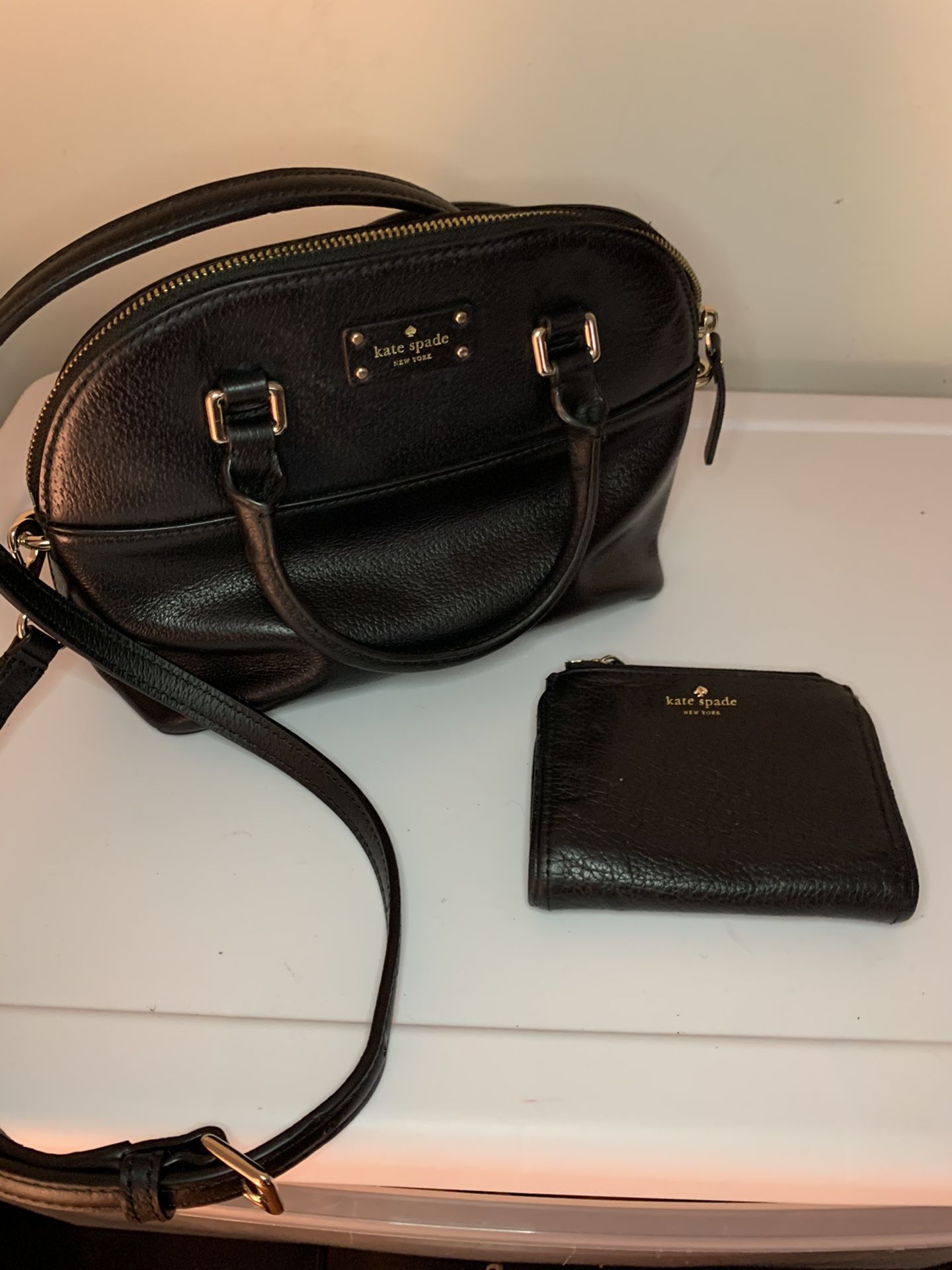 Kate Spade Crossbody Dome Purse and Matching Wallet