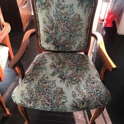 1 Antique Chair Louis XV arm chairs
