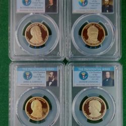 🔥PR70 🔥2011 S Presidential Dollar Set PCGS PR70DCAM Complete Set
