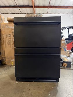 Defective 23.42 in. 250 Plus Cans Single Zone 2-Drawer Built-in Beverage Cooler