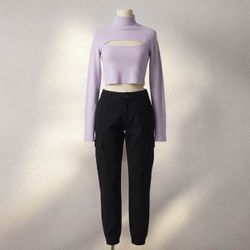 Gorgeous top & bolero set Medium & Cargo joggers size5