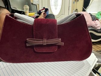All new small suede shoulder bag