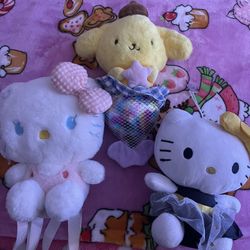 Hello Kitty Plushies 