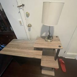 Desk With Lamp 