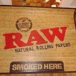 RAW Rolling papers Bamboo Rug 