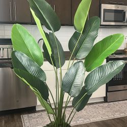 6ft Faux Banana Plant For Indoor/outdoor Decor