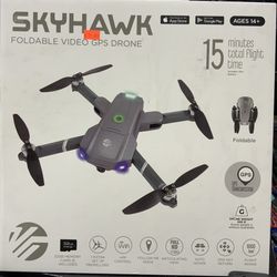 Skyhawk Foldable Video GPS Drone