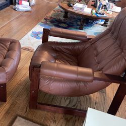 Percival Lafer Brazilian Rosewood Lounge Chair And Ottoman Thumbnail