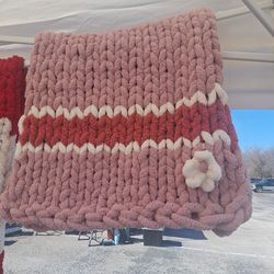 Hand Knit Baby Blanket