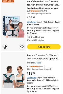 ComfyBrace Adjustable Posture Corrector