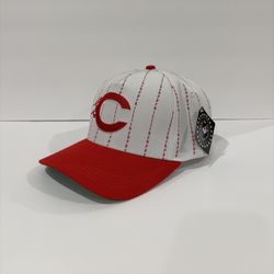 KTH KTHLA Kill The Hype Red$ Pinstripes SnapBack Hat, Cincinnati, Limited, NWT