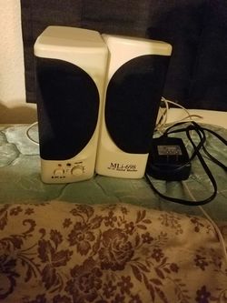 Computer speakers or your phone