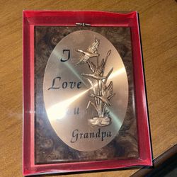 I Love You Grandpa Plaque