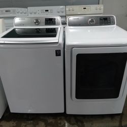 Samsung set Washer And Dryer Electric 