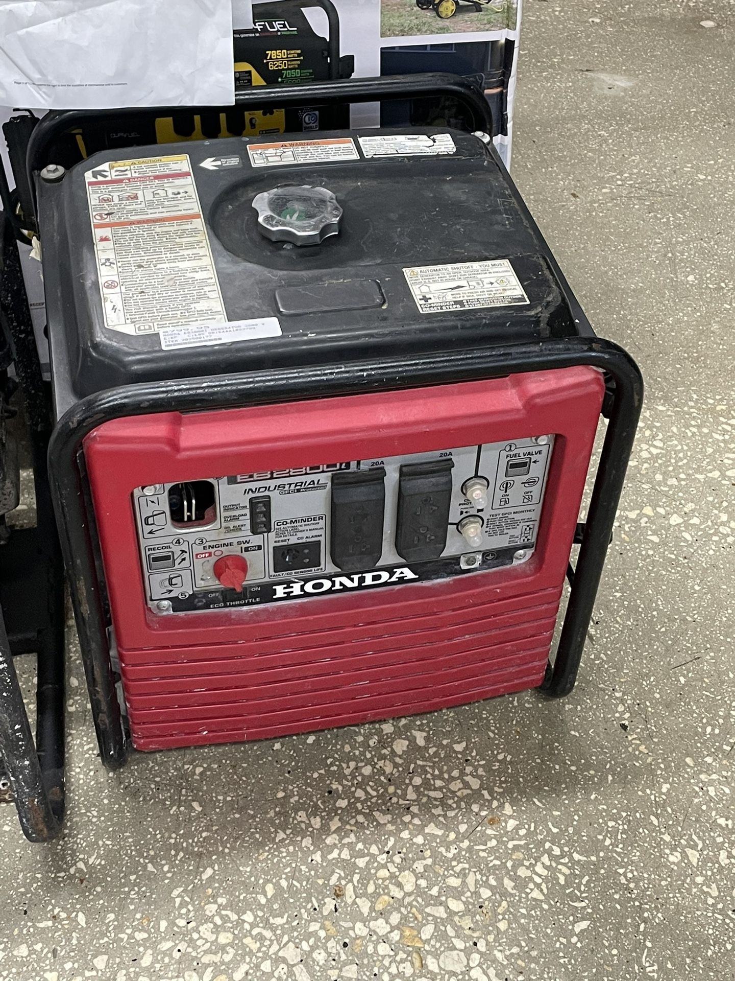 Honda Inverter Generator Model: EB2800i