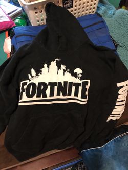 Boys large fortnite hoody like new