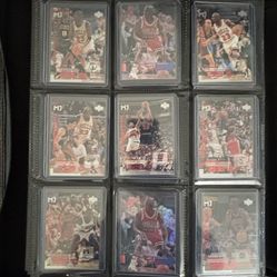 9 Card Michael Jordan Lot 