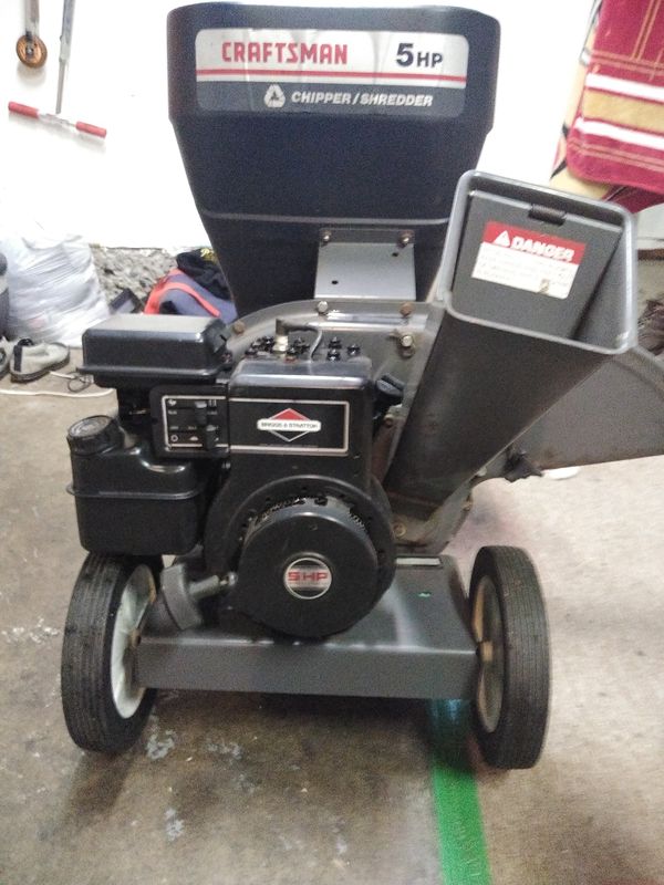 craftsman 5hp shredder manual