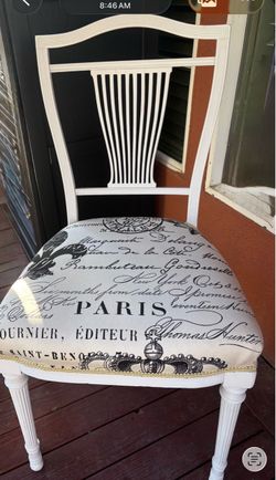 Antique piano back dining chairs set of 4