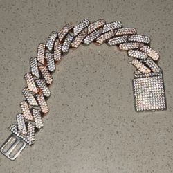 Rose Gold Cuban Bracelet 