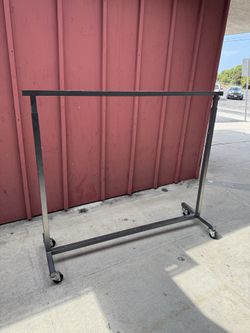 Steel clothing rack