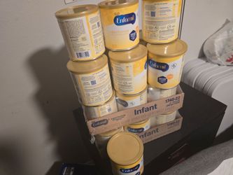 Enfamil yellow and purple
