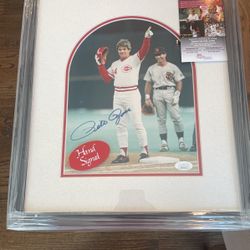 Pete Rose After Breaking All Time Hitting Title