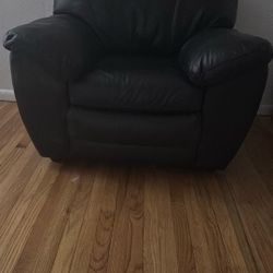 Faux Leather Single Sofa Couch Armchair 