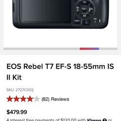 Cannon Rebel T7