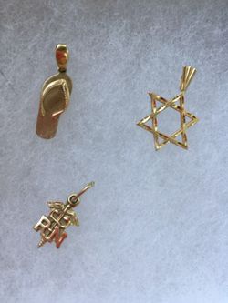 14k gold charms