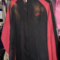 Tye Dye Rd/bk Wind Breaker Zipper Jacket