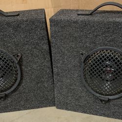 Two  MTX Terminator Speakers. 