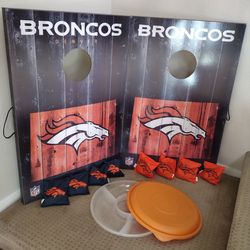 Denver Bronco Bean Bag Toss Game New *Bonus Gift