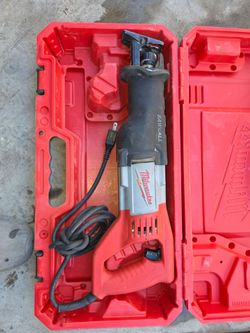 Milwaukee Sawzall Corded Reciprocating Saw with Case