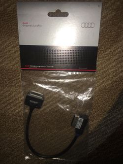 Genuine AUDI iPod adapter