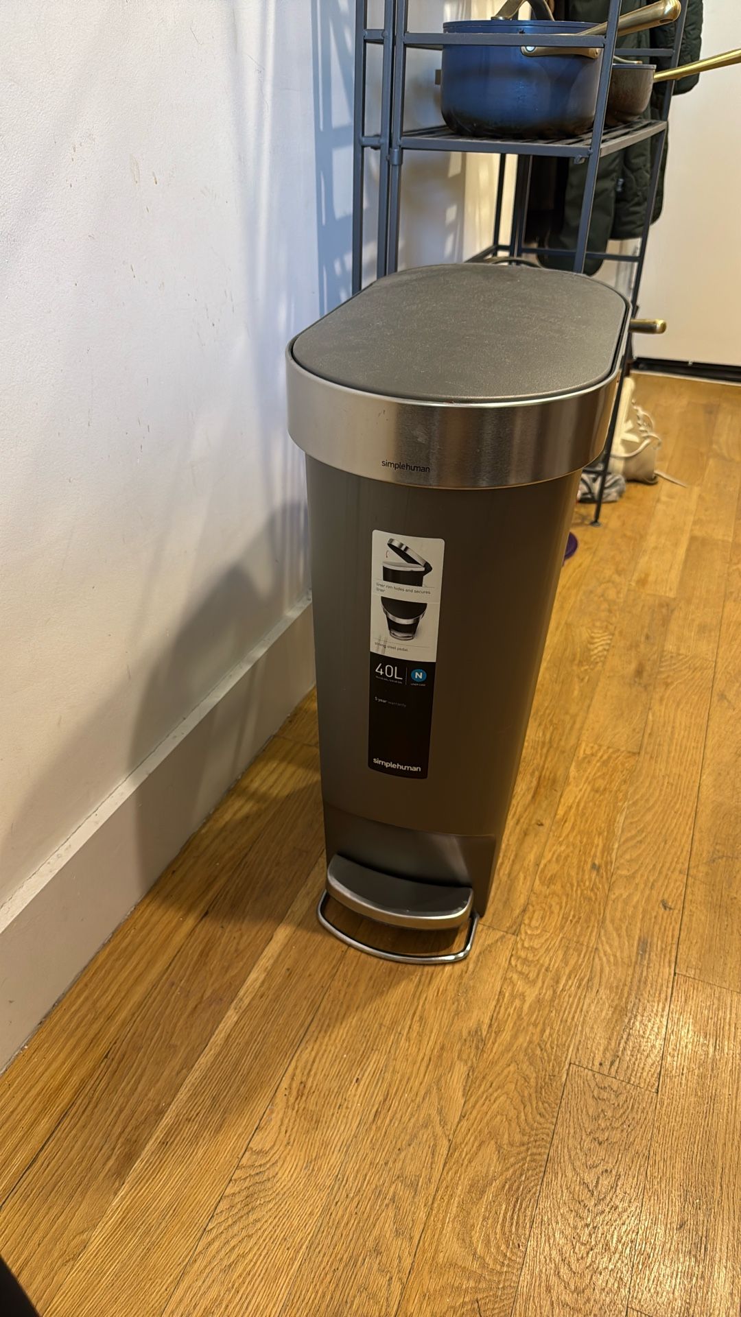 40 liter Simple Human Trashcan