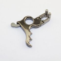 6-16MM Stainless Steel Hand-held Slingshot Release Slingshot Trigger Device DIY Accessories Hunting Shooting-Silver

