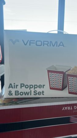 Vforma air popper & bowl set
