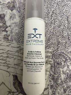 EXT Extreme Hair Therapy Larger 8oz Scalp & Follicle Enzyme Cleanser NEW