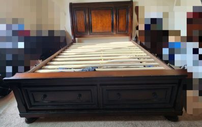 Queen Sleigh Storage bed frame