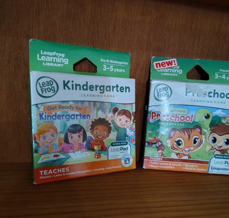 Children's Leap Frog  Games School Learning Toys