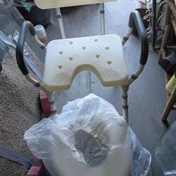 Raised Toilet Seat And A Shower Seat Both For $20