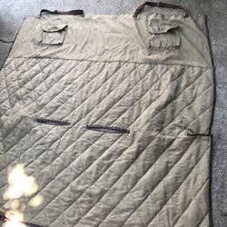 Dog Car Seat Cover Protector Hammock Blanket Solvit Products 56”x57” Smartfit Deluxe (Silver Lake)