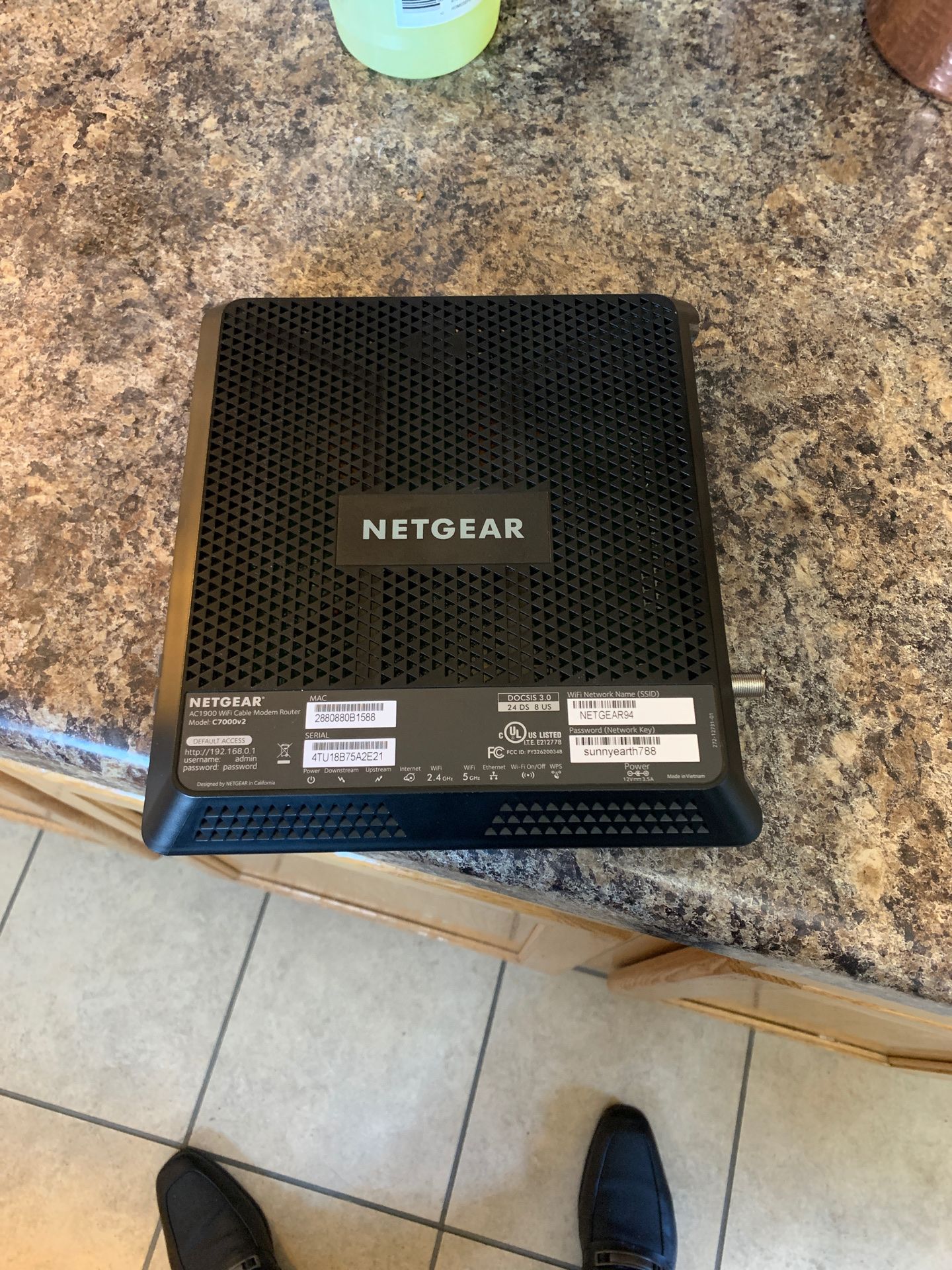 Netgear modem/router