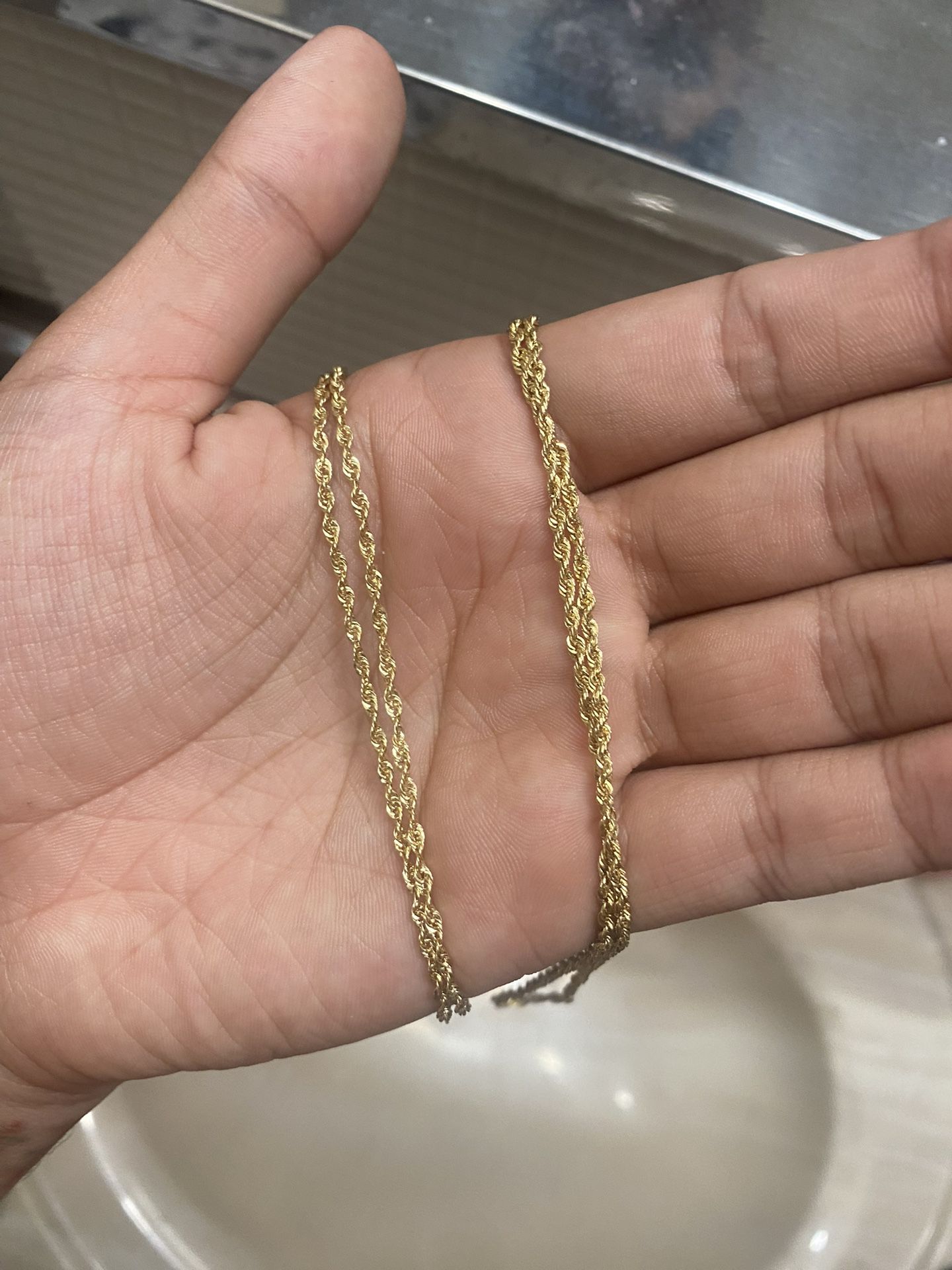  Rope chains for $200 each 10k Gold 