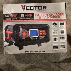 Vector Battery Charger And Maintainer