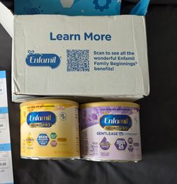 Enfamil formula cans