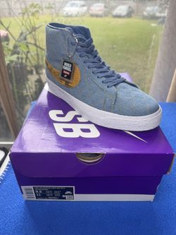 Supreme X Nike Blazer Denim (Sz 9.5)